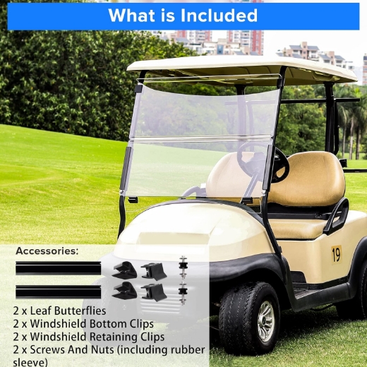 Picture of CLUB CAR PRECEDENT/TEMPO CLEAR WINDSCREEN (2004-UP)