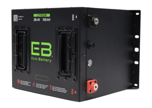 Picture of KIT ECO LITHIUM BATTERY 38V 105Ah Bundle "Cube" - Includes Battery, Charger, State of Charge Meter, Receptacle. (OLD CHARGER AND BATTERIES MUST BE SURRENDED OTHERWISE AN INSTALLATION FEE WILL APPLY)