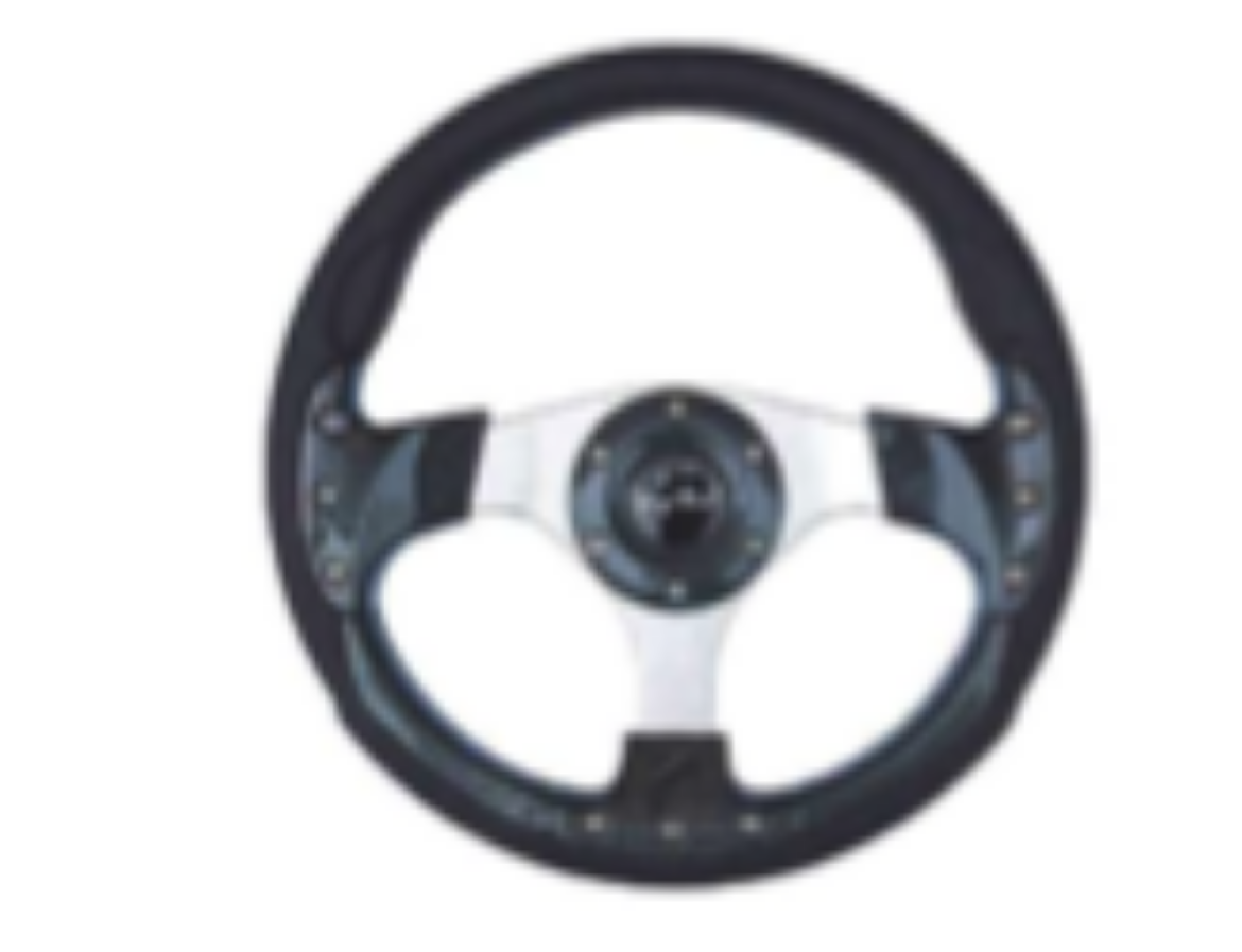 Picture of Golf Cart Steering Wheel - Carbon Fibre