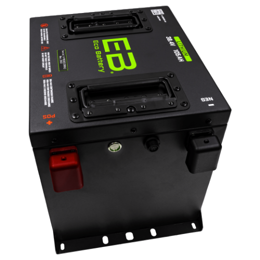 Picture of KIT ECO LITHIUM BATTERY 38V 105Ah Bundle "Cube" - Includes Battery, Charger, State of Charge Meter, Receptacle. (OLD CHARGER AND BATTERIES MUST BE SURRENDED OTHERWISE AN INSTALLATION FEE WILL APPLY)