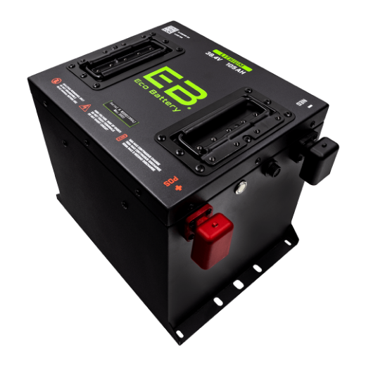 Picture of KIT ECO LITHIUM BATTERY 38V 105Ah Bundle "Cube" - Includes Battery, Charger, State of Charge Meter, Receptacle. (OLD CHARGER AND BATTERIES MUST BE SURRENDED OTHERWISE AN INSTALLATION FEE WILL APPLY)