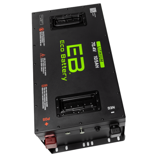 Picture of KIT ECO LITHIUM BATTERY 70v 105Ah Bundle (8 YEAR BATTERY WARRANTY) - Includes Battery, Charger, State of Charge Meter, Receptacle.