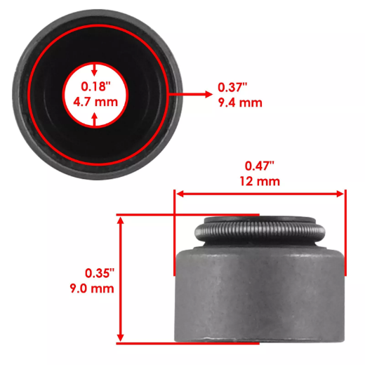 Picture of YAMAHA VALVE STEM SEAL FOR INTAKE/EXHAUST VALVE FOR MODELS G2-G29