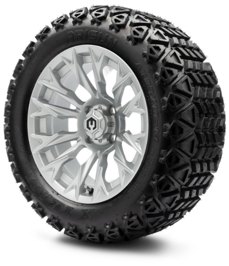 Picture of MODZ® MAG WHEEL Series K13 - Falcon - OFF ROAD 23X10-14" FULL MATTE SILVER (14x7")