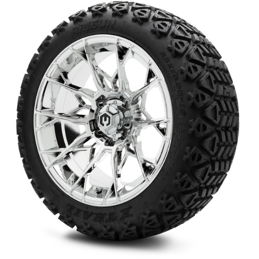 Picture of MODZ® MAG WHEEL Series K12 - Chaos - OFF ROAD 23X10-15" FULL PVD CHROME (15x7")