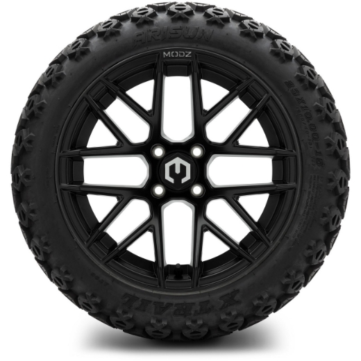 Picture of MODZ® MAG WHEEL Series K11 - Matrix - OFF ROAD 23X10-15" FULL MATTE BLACK WITH MODZ® LOGO (15x7")