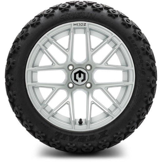 Picture of MODZ® MAG WHEEL Series K11 - Matrix - OFF ROAD 23X10-15" SILVER MACHINED FACE WITH MODZ® LOGO (15x7")