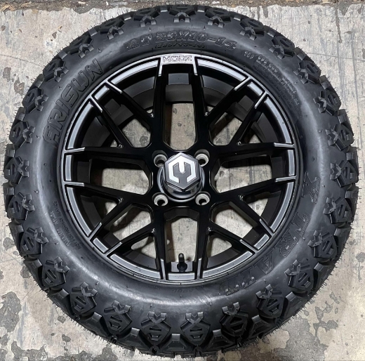 Picture of MODZ® MAG WHEEL Series K11 - Matrix - OFF ROAD 23X10-14" FULL MATTE BLACK WITH SILVER MODZ® LOGO (14x7")