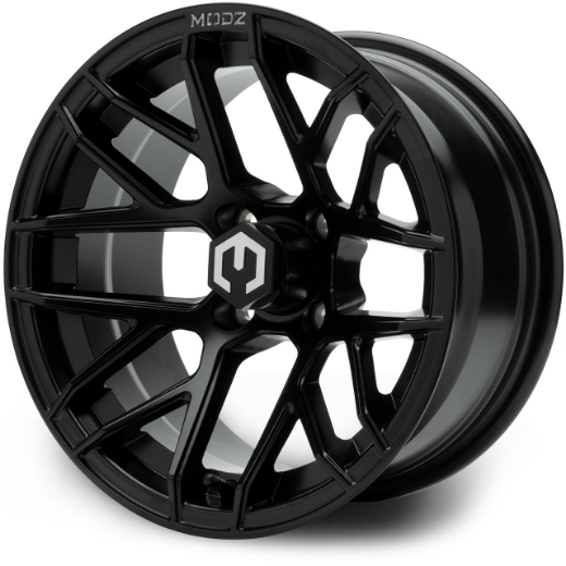 Picture of MODZ® MAG WHEEL Series K11 - Matrix - OFF ROAD 23X10-14" FULL MATTE BLACK WITH SILVER MODZ® LOGO (14x7")