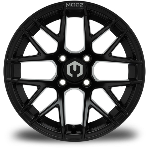 Picture of MODZ® MAG WHEEL Series K11 - Matrix - OFF ROAD 23X10-14" FULL MATTE BLACK WITH SILVER MODZ® LOGO (14x7")