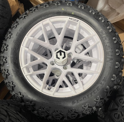 Picture of MODZ® MAG WHEEL Series K11 - Matrix - OFF ROAD 23X10-14" FULL GLOSSY WHITE (14x7")