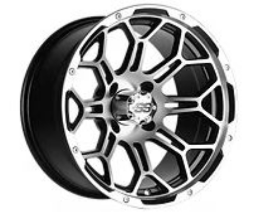 Picture of ARISUN MAG WHEEL Series 87 - Stryker 215/35-12" MATTE BLACK WITH MACHINED FACE (12x7")