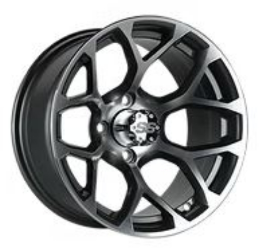 Picture of ARISUN MAG WHEEL Series 90 - Alpine 215/35-12" GUNMETAL WITH MACHINED FACE (12x7")