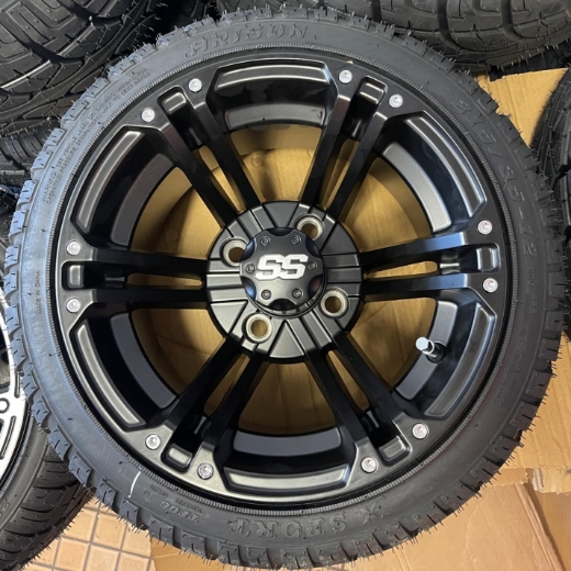 Picture of ARISUN MAG WHEEL Series 66 - Static 215/35-12" FULL MATTE BLACK (12x7")