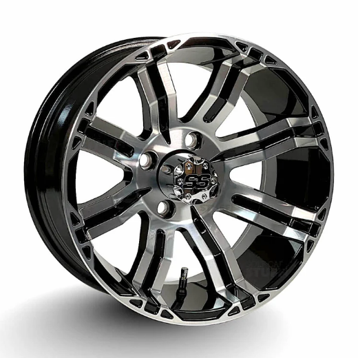 Picture of ARISUN MAG WHEEL Series 83 - Fusion/Caliber 205/30-14" BLACK WITH MACHINE FACE (14x7")