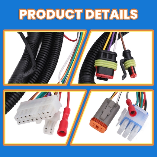 Picture of CLUB CAR PRECEDENT TEMPO GAS/ELECTRIC 2014-up MAIN ELECTRICAL CART HARNESS, Excel w/Hi-Freq, Mcor3