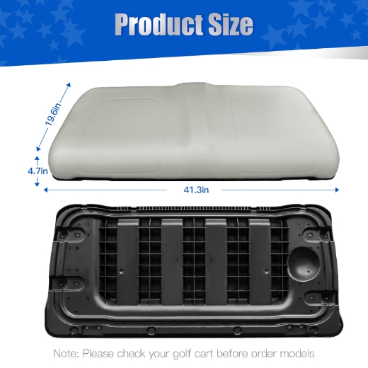 Picture of YAMAHA G29 DRIVE 2 FRONT SEAT BASE (OYSTER GREY/TAUP)