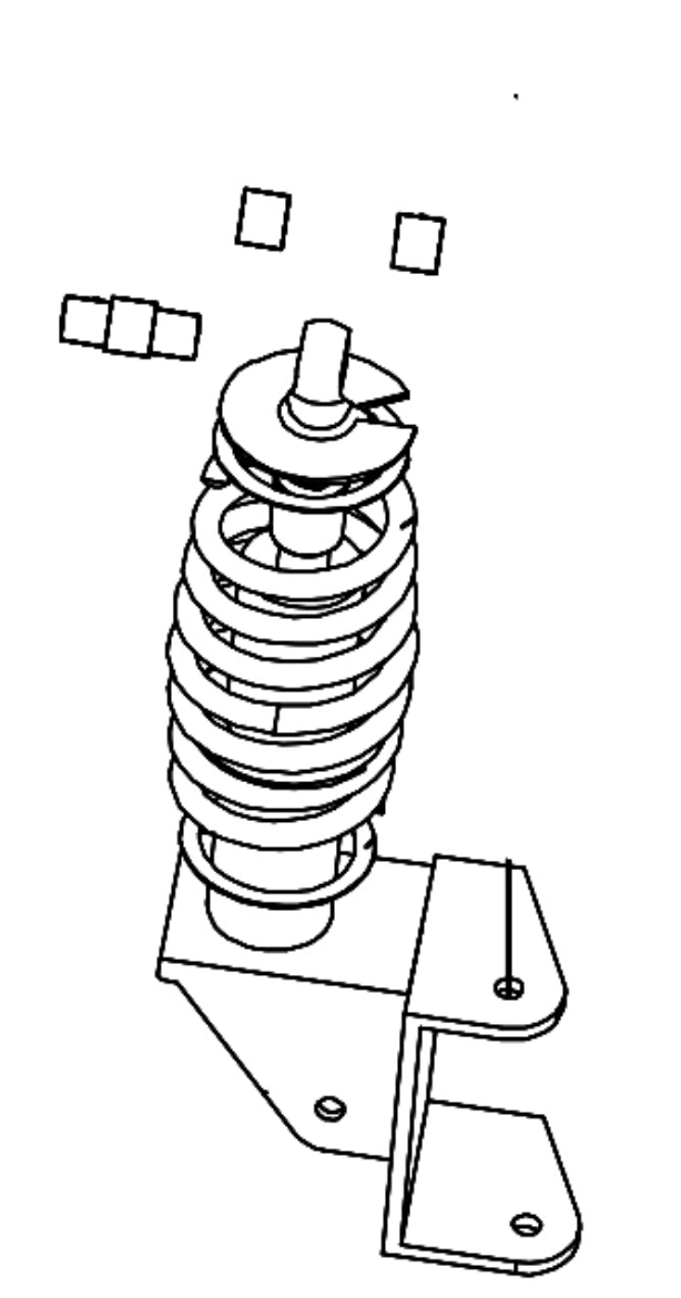 Picture of LVTONG ECAR A2 FRONT SHOCK ABSORBER ASSY/R
