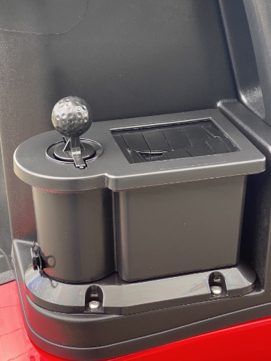 Picture of FLEET 2 Seater, 48v, 4kW aC Motor, LVTONG 48M-350A Controller, Maintenance Free 60Ah Eco Lithium  Battery , ECO On Board Charger, Split Windscreen, Multi Function Display (speedo, SOC,) , Safety Belts,  10"Steel Rim, 2x Keys, Rear Drum Brake with EM Brake, Multifunction Storage Boxes, Front Independent Suspension with Double Individual Swing Arm, Ergonomic Black Seats, Black Roof. Dual USB Port