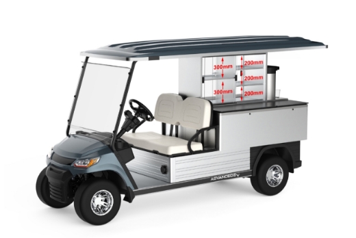 Picture of LV TONG LT-A827.PC 2 SEAT ELECTRIC FOOD AND BEVERAGE CART