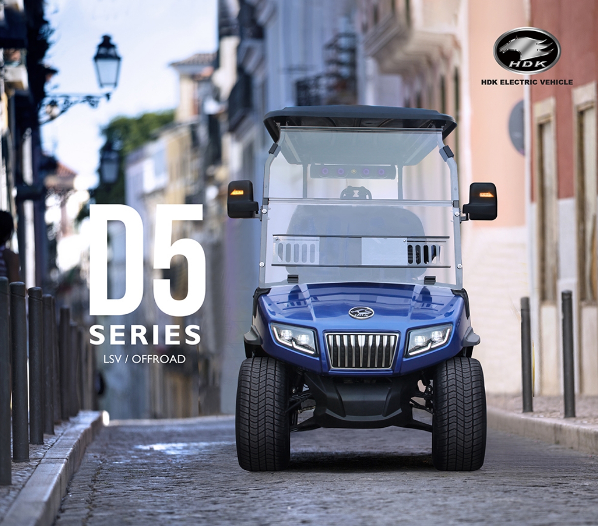 Picture of Evolution D-MAX GT4 Cart - AC 48V 6.3KW with EM Brake, EV48-400-C, 160AH Lithium Battery, Four Wheel Hydraulic Disc Brakes, 16x8.5" Aluminium Wheel with 225/45R16 Radial Tyres, 10.1" multi-functional touch screen.