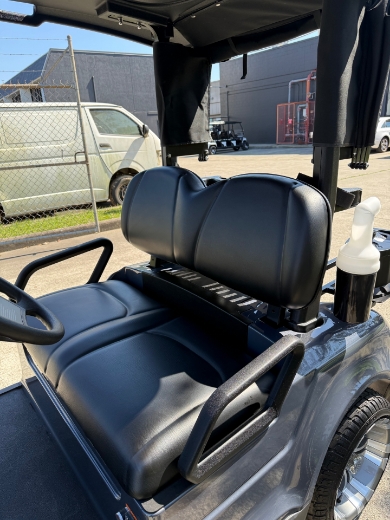 Picture of MARSHELL 2 Seater Fleet Golf Cart, Marxon 51.2V 80AH Lithium Battery, 5KW AC Motor, 450A Controller, 20A On Board Smart Charger, 18*8.5-8 Steel Rim, Rear Mechanical Drum Brake with EMB Park Brake, 4" LCD Gauge, USB + USB 'C' Port, 2x Sand Bottles, Club & Ball Washer, Cooler & Golf Bag Cover.
