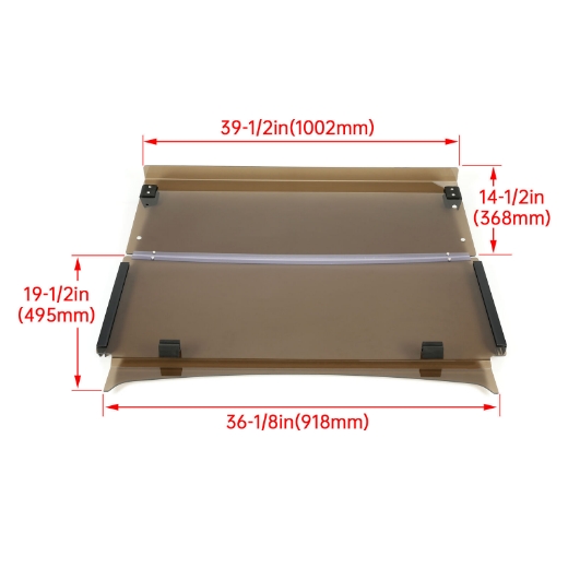 Picture of ODYSSEY WINDSCREEN/WINDSHIELD DOT, YAMAHA G29 DRIVE2, FD, TINTED (2017-UP)