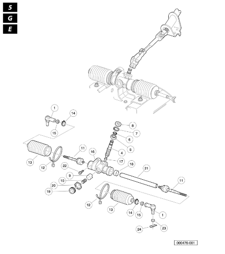 Picture of CLUB CAR PRECEDENT STEERING PINION DUST SEAL (2004-UP)