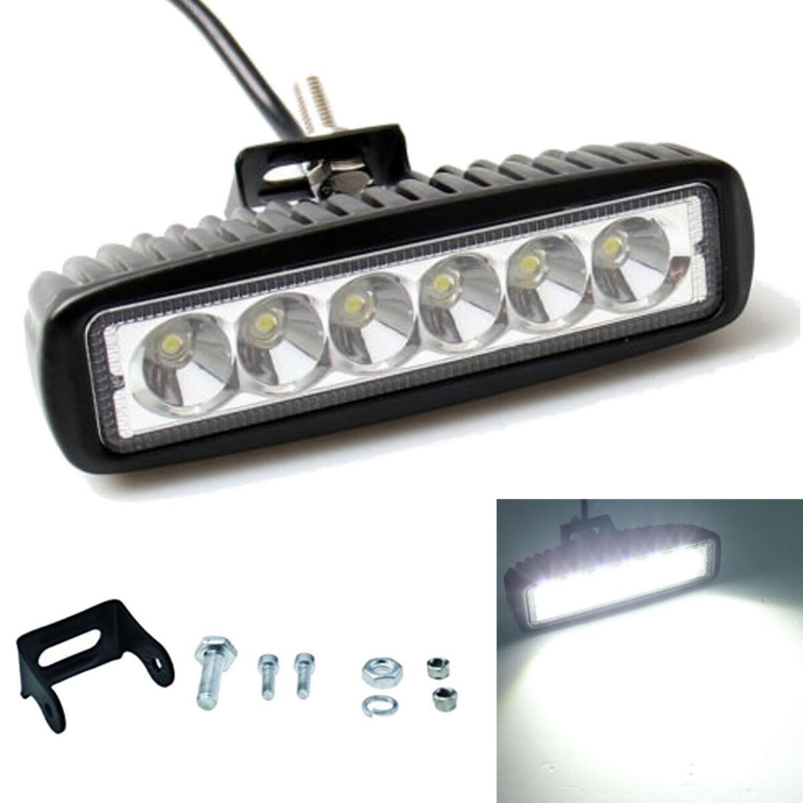 Picture of LED WORK LAMP SPOT LIGHT 6x3W 12-48V