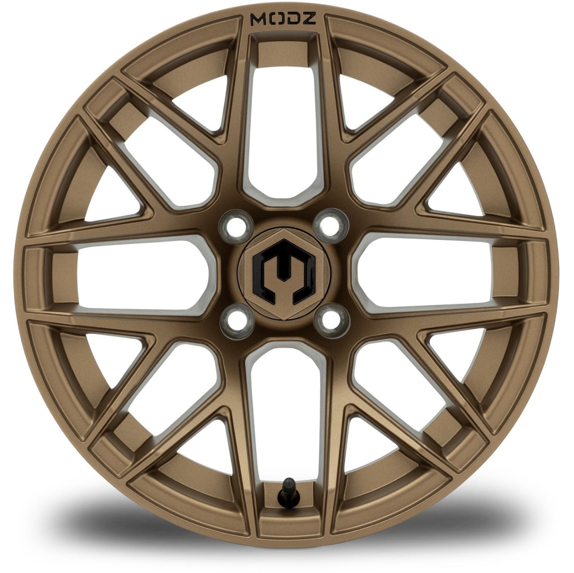 Picture of MODZ® MAG WHEEL - MATRIX (K11) - FULL MATTE BRONZE (14x7") FITTED WITH ODYSSEY 215/35-14" TYRE